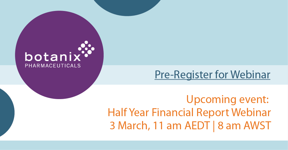 Half Year Webinar 3 March | Registration Open